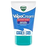 Vicks VapoCream, Easy to Use Non- Greasy Moisturizing Cream, Soothing & Comforting Non-Medicated Vicks Vapors, for Adults and Children Ages 2+, 3.0oz