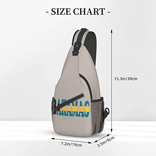 Mochila bandolera urbana color negro unisex miniatura 4