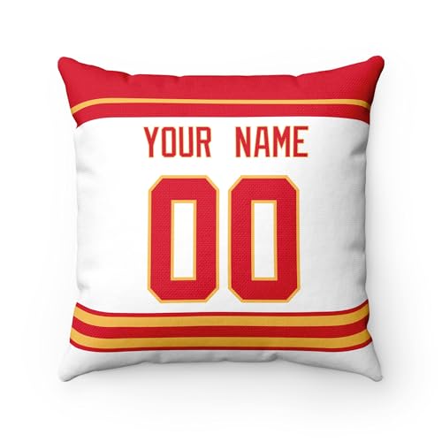 Image of ANTKING Throw Pillow 2 Packs Personalized Custom Any Name Number for Men Women Boy Gifts