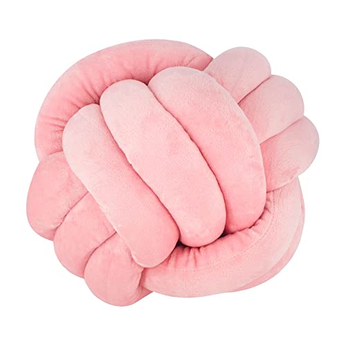 Almofada Nó Para Decorar - Rosa Bebê - 20cm