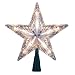 Kurt Adler Star Treetop 10-Light Set, 7-Inch, Clear