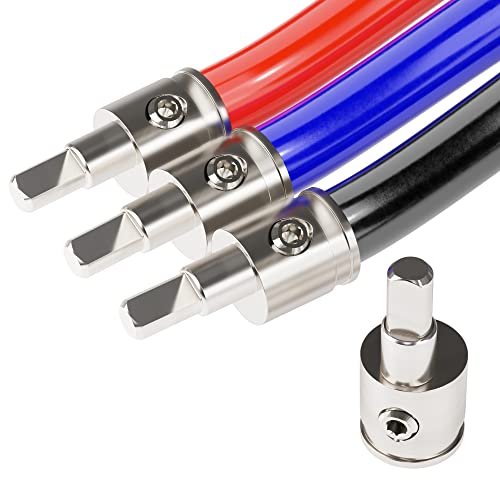 Hromee Amp Input Reducer 1/0 Gauge To 4 Gauge Car Stereo Audio Awg Pin Power Ground Wire Reducer 4Pcs #TOP1