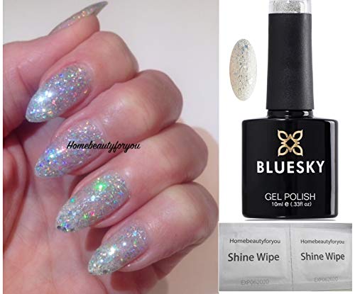 Bluesky Gel Nail Polish Bedazzled Snowman Festive Glitter KS2238 Nail UV LED Soak Off 10ml