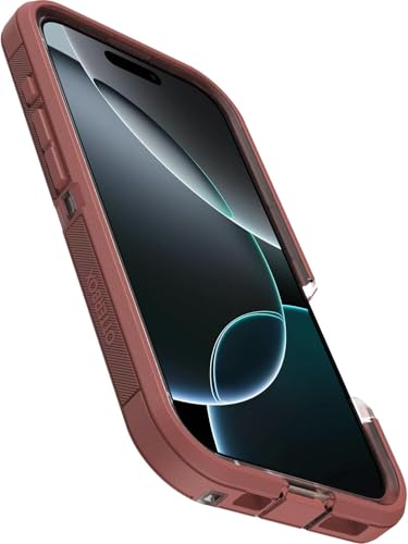 Coque iPhone 16 Pro OtterBox Defender XT rouge brique transparente sans emballage - 3