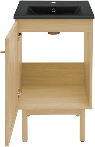 Vista 467 de Swiss Madison Classe - Lavabo de baño de roble de 24 pulgadas incluido