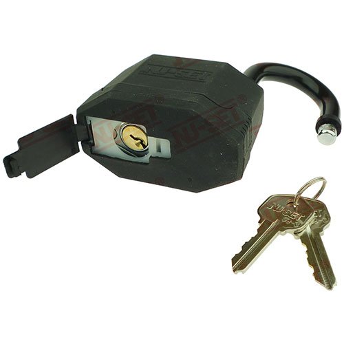 Image of NU-SET 5362-3 Laminated Steel Padlock with Weather-Proof Cover, 3-1 /4-Inch