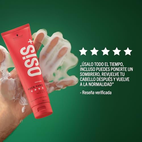 Miniatura 6 de Schwarzkopf Professional OSIS Rock-Hard - Colla Capelli - Looks Extremos - Fijación Super Fuerte 150 ml