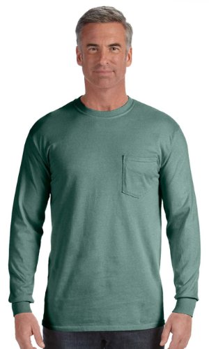 Comfort color Men's 4410 Heavyweight Long Sleeve Pocket T-Shirt