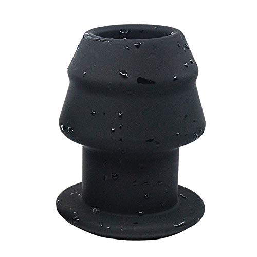 TaRiss's 貫通式アナルプラグ 蓋付き 多種用途 シリコン製 XL 8cmx11.5cm - 画像1