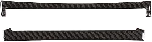 Miniatura 5 de LLKUANG Para Toyota Highlander 2009 2010 2011 2012 2013 Real Fibra de Carbono Adhesivo 3D Interruptor de Aire Acondicionado Marco de Control