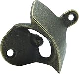 Décapsuleur mural en bronze vintage pour vin - Accessoires de cuisine - Durable - Ustensil...