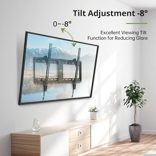 undefined USX MOUNT Tilting TV Wall Mount for Most 37"-90" Flat Curved Screen Television, TV Bracket with Max VESA 600x400mm up to 132lbs, Low Profile Tilt Mount for 16", 24" Stud の商品画像 2