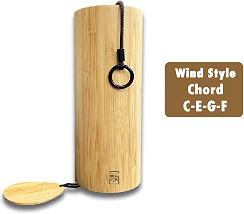 Sinos de Vento de Bambu Chord Wind Chimes Hand-Cranked Wind Chimes Classic Home Decoration Bom prese