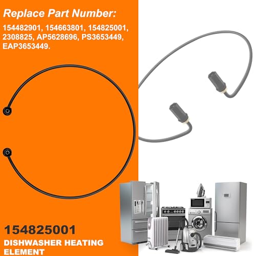 154825001 Dishwasher Heating Element Fit for Frigidaire,154482901 154663801 AP5628696 PS3653449 EAP3653449 by MIFLUS by MIFLUS - Used condition - Image 6