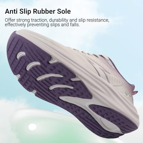 Image of Beita Women's Width Walking Shoes Wedge Running Tennis ActiveFloat Non-Slip Comfortable Breathable Sports Athletic Rubber Outsole Sneakers, Breathable,Workout, Gym, Fashion