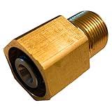 Bequem zu verbinden & einfach zu installieren / Aus Messing für Korrosionsbeständigkeit - langlebig