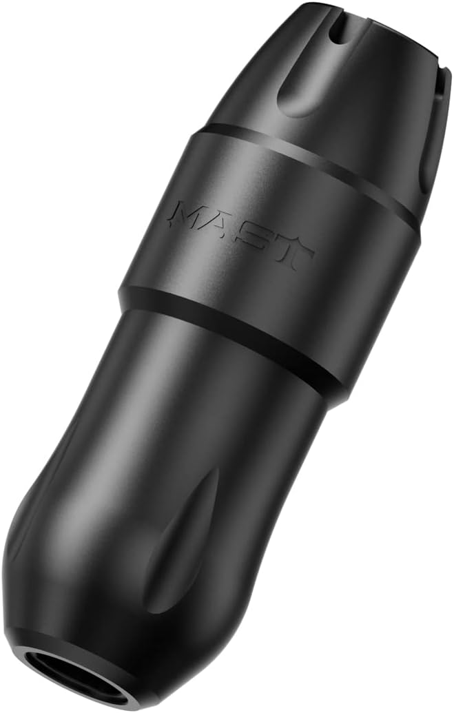 Mast Tour Pro Plus Rotary Tattoo Machine Pen Tattoo Gun with Brushless Motor, 4.0mm Stroke Length, Aluminum Frame, RCA Cable, for Liner and Shader