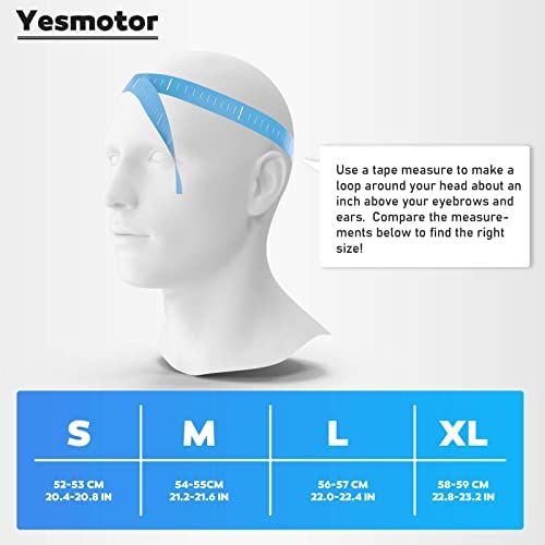 Yesmotor Youth Kids Motocross Helmet Motorcycle Dirt Bike Off-Road Mountain Bike BMX MX ATV Helmet with(Gloves Goggles Mask) 4Pcs Set - DOT Approved(Purple,L) by Yesmotor - Image 7