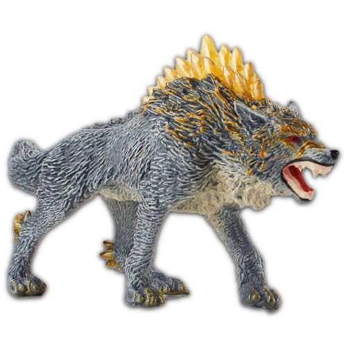 LGWJHCY Adorno Figuras Lobo, Juguetes Modelo Lobo Nieve, Adornos Lobo PVC, Juguetes Educativos, Decoración del Hogar y el Automóvil, Figuras Acción Modelo Animales Simulación para Juguetes para Niños