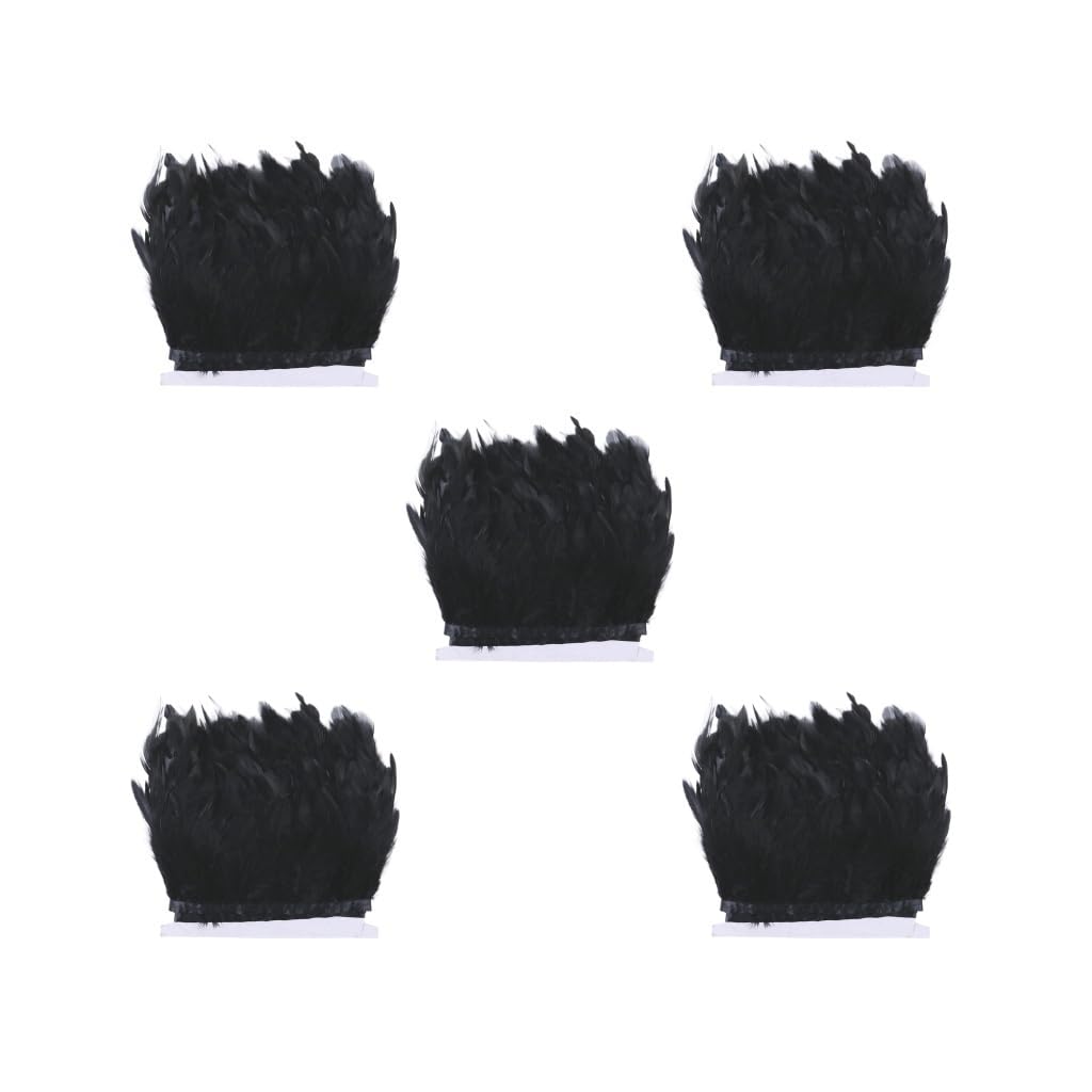 Franges en plumes de coq 2 m pour créer des costumes et déguisements de fête uniques