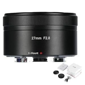 7artisans 27mm F2.8 Auto Focus Camera Lens for Fuji X Mount,APS-C,Large Aperture, Prime,STM AF Cameras Lenses for Fuji X-H,X-T,X-S,X-PRO,X-E,X-A Series,X-H1,X-H2,X-H2S,X-T5,X-T4,X-T3,X-T50,X-T30