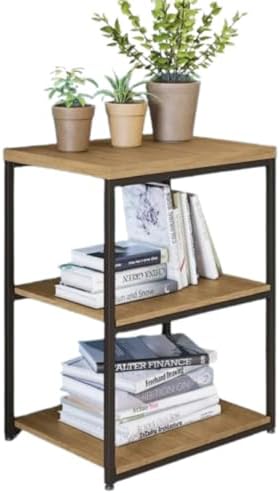 Aparador Buffet Modular com 3 Prateleiras Estilo Industrial 45x60...