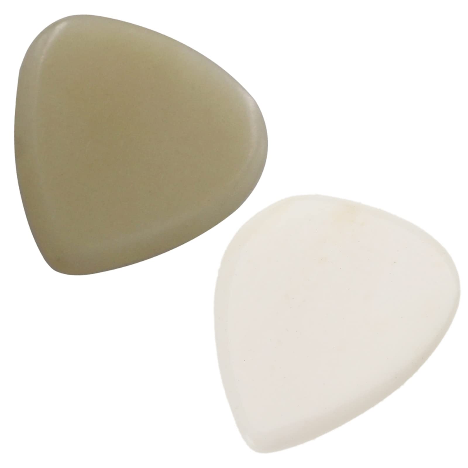 1 plettro per chitarra, 30 x 33 mm, in osso di bue, in tinta unita, per basso, chitarra elettrica, chitarra acustica, plettri per chitarra naturale