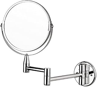 Top Home Solutions Taylor & Brown® Wall Mounted Magnifying Glass Extendable Swivel Bathroom Mirror