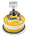DecoSet® Basketball All Net Cake Topper, 5-Piece Cake Decoration Set, Birthday Decorations with 3 Figurines and Backboard, For All Size and Shape Celebration, Birthday or End of Season Cake