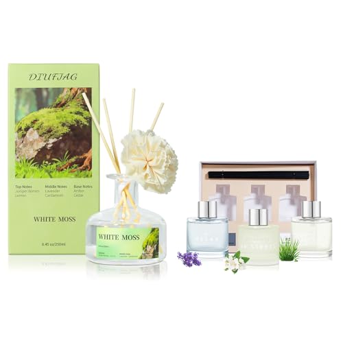 3 Pack Difusores con aroma White Moss 250ml miniatura 1