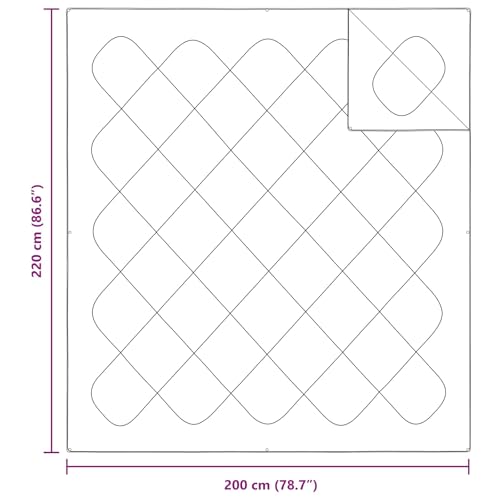 Vidaxl Set Di Piumoni 3 Pcs Bianco Microfibra E Piuma D'oca - 3