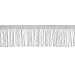 2in Chainette Fringe Trim White