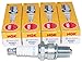 NGK 5722 BR9ES Standard Spark Plug, Pack of 4