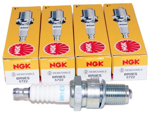 Bougie NGK BR9ES d'allumage moto 50cc et scooter 2T thermique standard