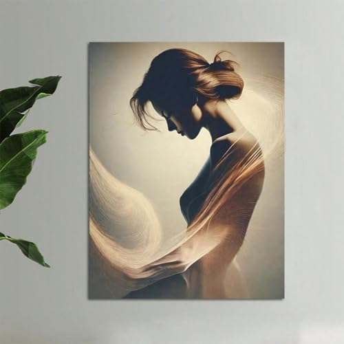 Toile abstraite XINBAO tableau mural decoration moderne 40x65 - 2