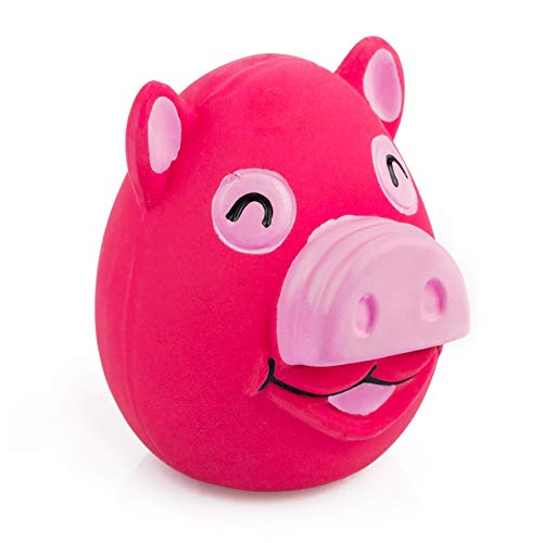 CHIWAVA 3 Pack 2.6 Inch Squeak Latex Dog Toy Animals Cute Face Interactive Play for Small Dogs Assorted Color - Image 10