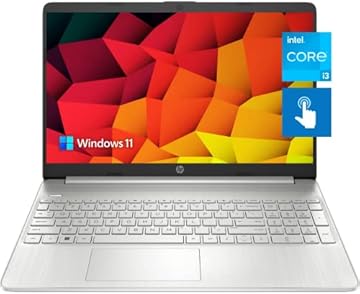 Pavilion 15.6" HD Touchscreen Anti-Glare Laptop, 16GB RAM, 256GB SSD Storage, Intel Core Processor up to 4.1GHz, Up to 11 Hours Long Battery Life, Type-C, HDMI, Windows 11 Home, Silver