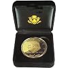 Trump 2017-2020 Gold Coin Set, Velvet Case, 4 Year Collectors Edition, Commemorative Gold Plated Replica Challenge Coin w/Cert. of Authenticity (Velvet 17-20)