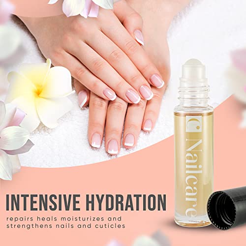 C Care Cuticle Oil Roll-On Sweet Almond | Natural Revitalizing Hydrating Oil For Repaired Cuticles Overnight | Remedy For Damaged Skin And Thin Nails | Paraben Cruelty Free Formula | 10Ml #TOP3