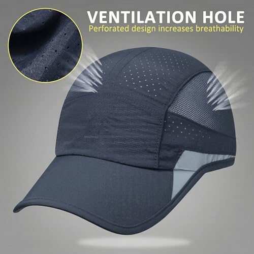 Image of HSR Unstructured Reflective Lightweight Breathable Stylish Sports Soft Hat Cap for Men and Women