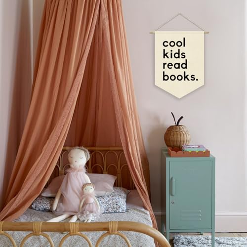 XYDEG Decoração de canto de leitura para berçário de sala de aula, faixa de tela legal de leitura de