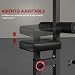 Imagen de HOMCOM Máquina de Musculación Jalón al Pecho Polea 107x120x190 cm Negro