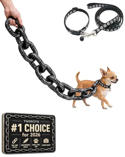 Iron Paws Dog Chain Plastic Imitating Irons Leash Fake Funny (70in)