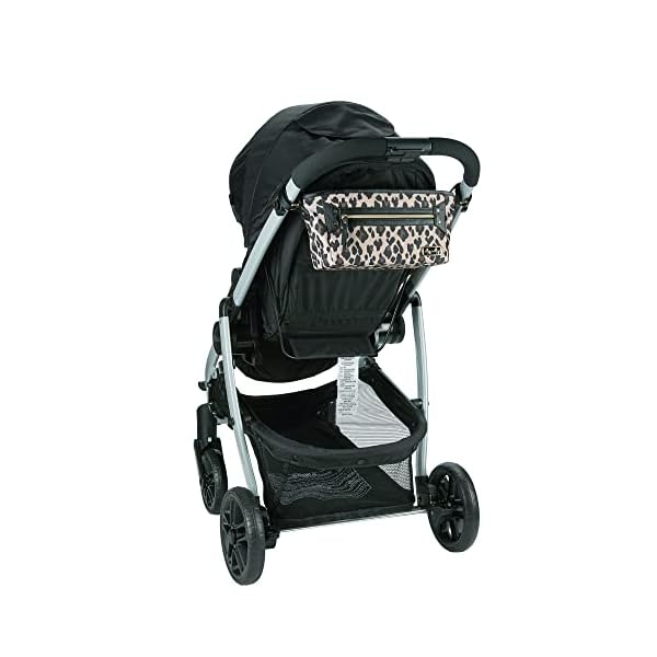 Itzy Ritzy Verstellbarer Kinderwagen-Organizer mit zwei integrierten Taschen, Fronttasche mit Reißverschluss und… – Bild 8