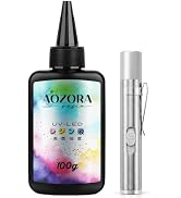 Amazon.co.jp: AOZORA UVレジン液 100g UV/LED対応 低粘度 レジン 透明