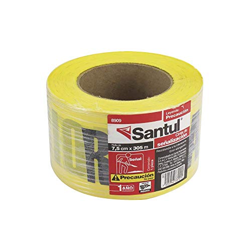 Mejores precios y opiniones de Cinta preventiva - solo los mejores. 28 Santul 8909 Cinta de Señalización Precaución