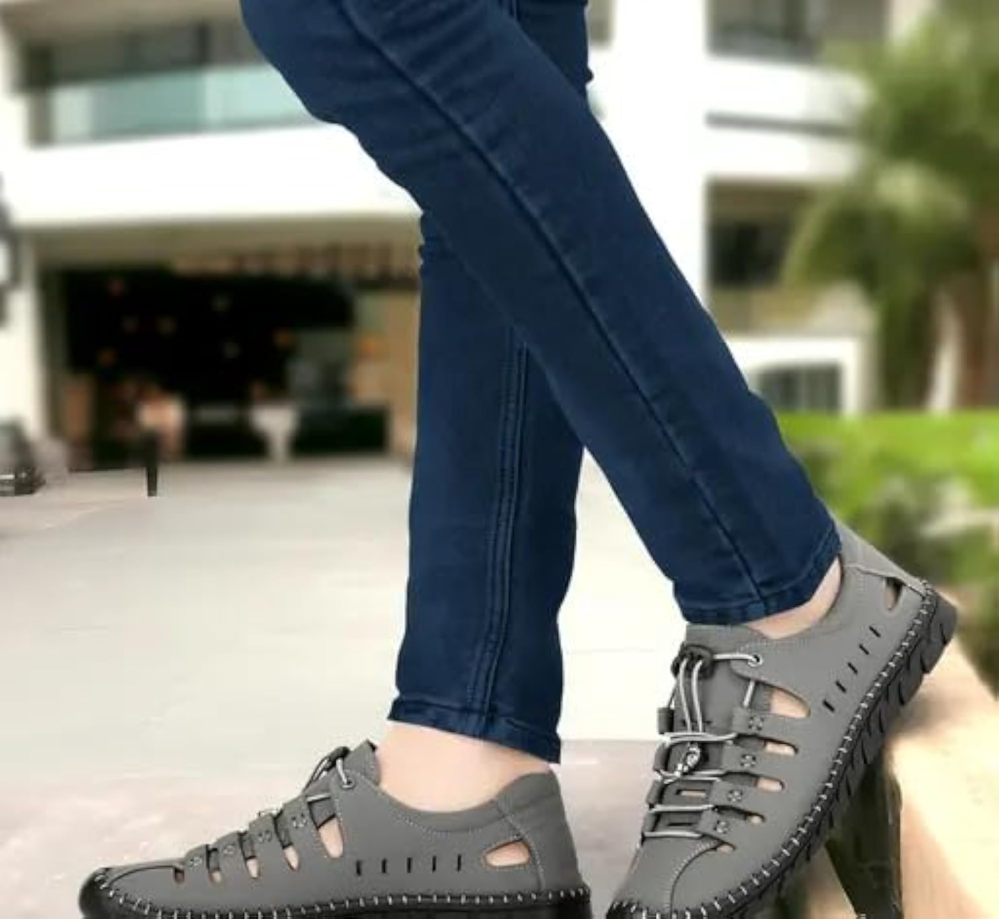 Stylish Comfortable Lightweight Lace-Up Casual Shoes