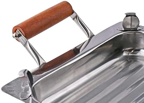 Luxury Argentine Grill Stainless steel - Brasero De Mesa Argentina Grill - Perfect for Outdoor BBQs and Asados.