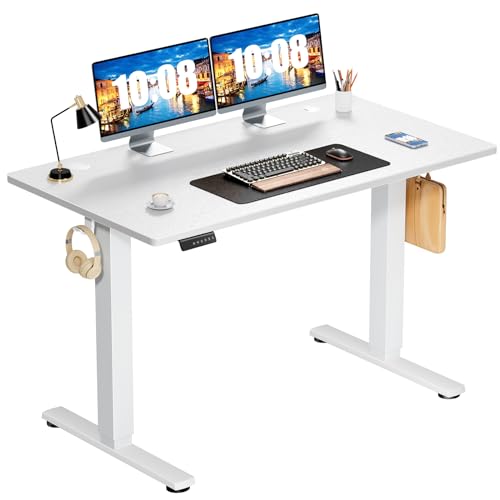 Sweetcrispy Electric Standing Desk Adjustable Height, 55 x 24 inch...