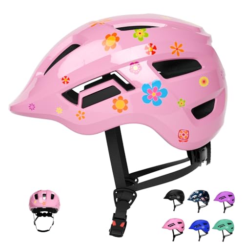 XJD Casque de vélo Enfant garçon, Casque Enfant réglable 48-56 cm, Casque de Skateboard pour...